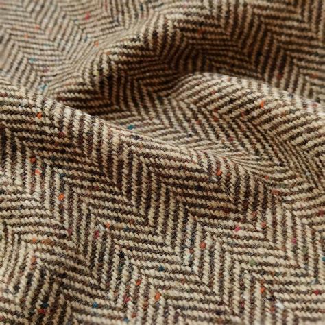 flecked donegal tweed fabric