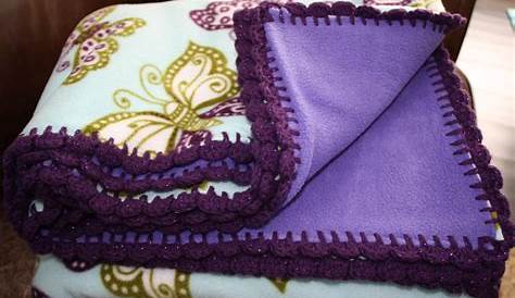 Fleece Edging Ideas Pin By Stacey Hoskins Molter On Crafty Projects Blanket Diy