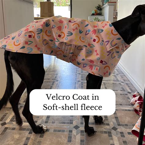 Fleece Dog Coat Pattern Velcro