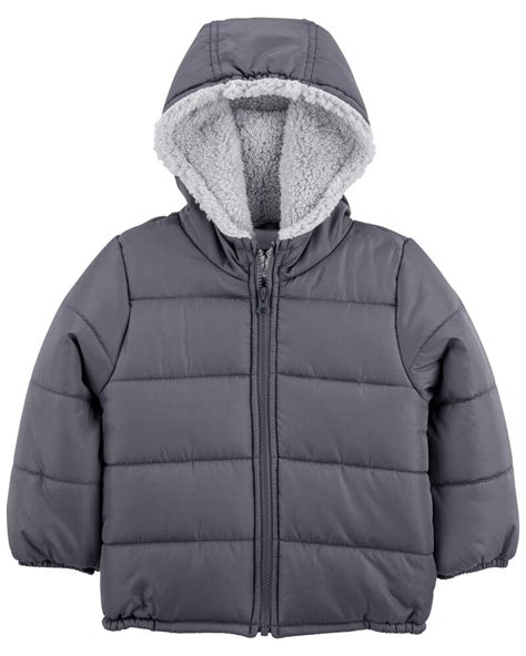 Fleece Lined Puffer Jacket