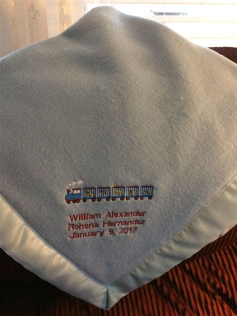 Fleece Throw Embroidery