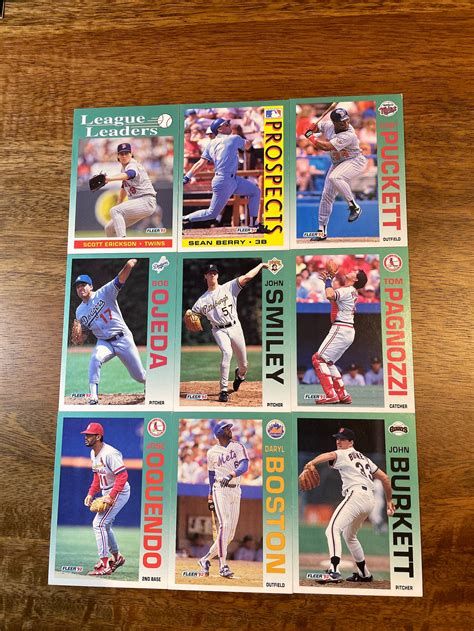fleer 1992 baseball card values
