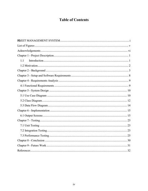 Fleet Management System Project Documentation
