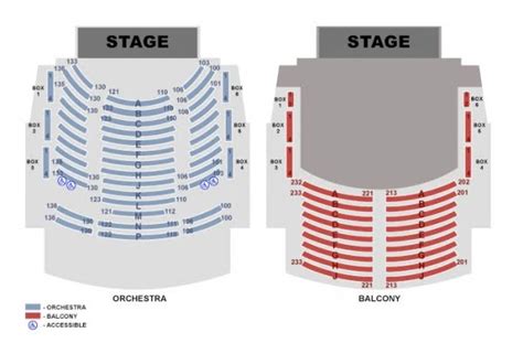Fletcher Opera Theater Seating Chart