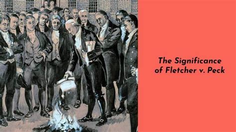 Fletcher V Peck Apush