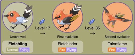 Fletchling Evolve Tree