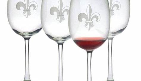Fleur De Lis Wine Glasses Hand Painted Glitter Glass 21 00 Via Etsy corated Glass signs Painted