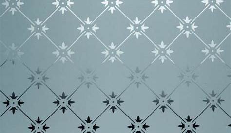 Double Fleur Etched Glass Pattern Pattern Glass Glass Back Painted Glass