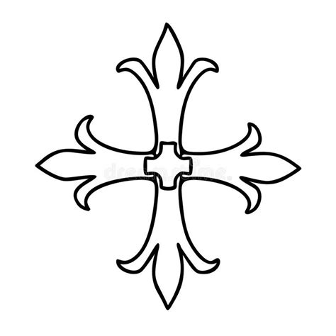Fleur De Lis Cross