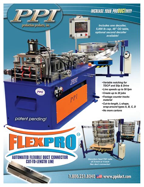Flex Duct Connector Machine
