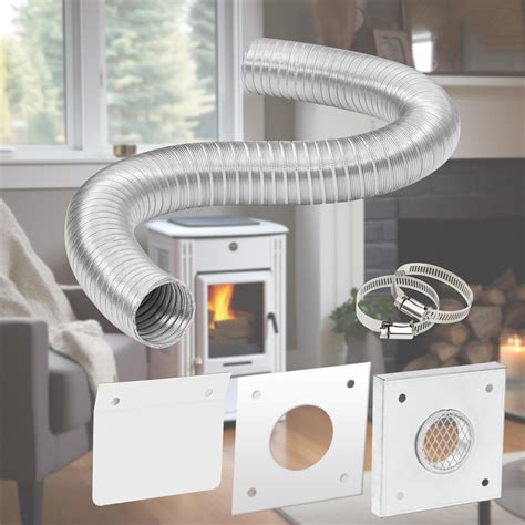 3" Pellet Stove Flex Vent Pipe — Stove & Grill Parts For Less