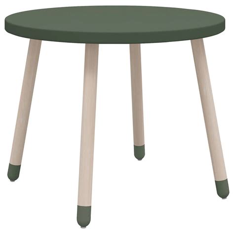 Flexa Kindertisch Dots Rund Grau Panda Kindermöbel