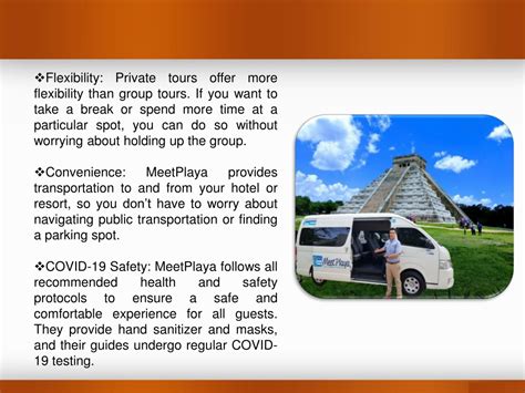 flexibility on private tours