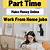 flexible part time work from home jobs uk