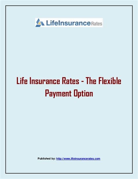 Flexible payment options for insurance
