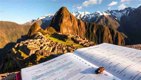 Flexible Timing Machu Picchu