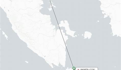Our flight from Batam to Jakarta | Photo