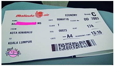 Airplane ticket BKI-KUL | Airplane tickets, Kota kinabalu, Sabah