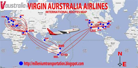 Flight Route Map Usa To Australia