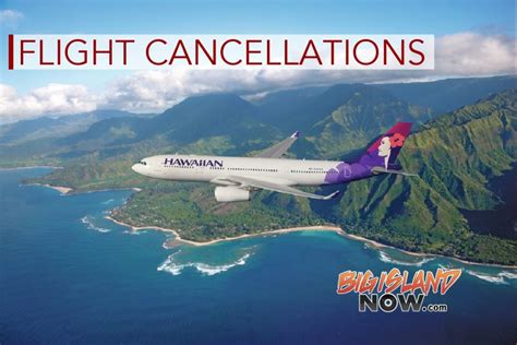 flight cancellations to hawaii