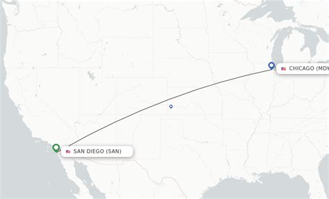 flight from chicago to san diego time