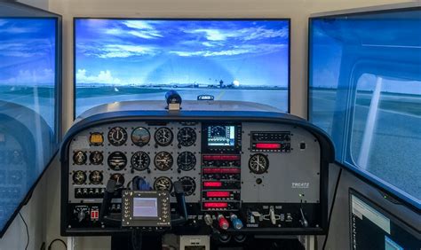 flight simulator cockpit
