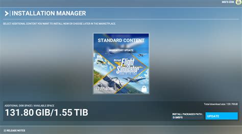 Flight Simulator Install Packages Path