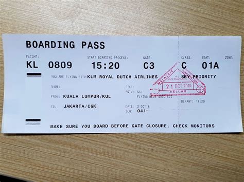 flight ticket to klia