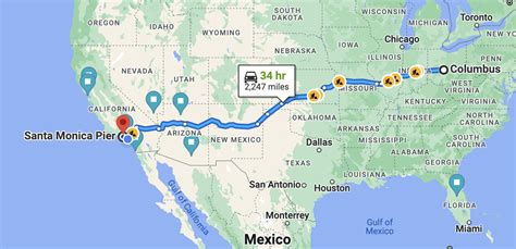 flight time from columbus ohio to california