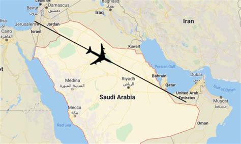 flight time to saudi arabia