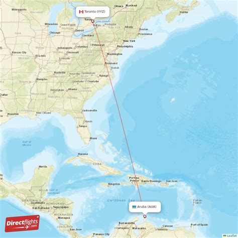 flight to Aruba from Toronto