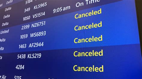 flights cancelled in minneapolis