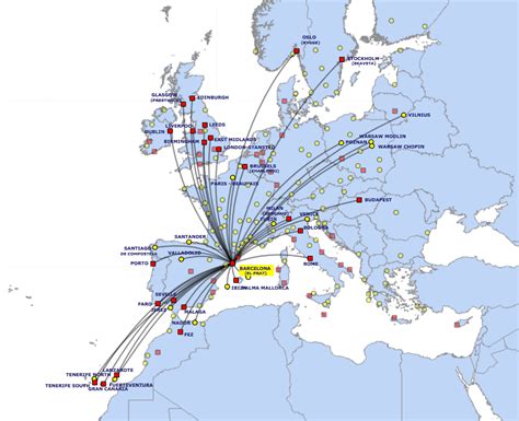 flights from barcelona to spain