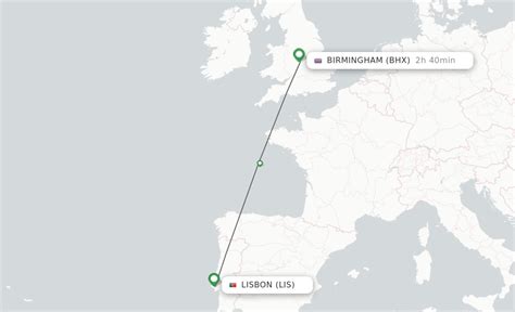 flights from birmingham to lisbon portugal