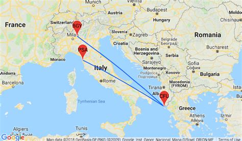 flights from corfu to italy