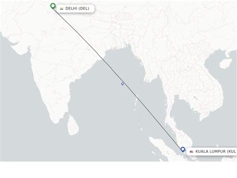 flights from delhi to malaysia