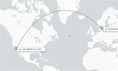 flights from lax to denmark