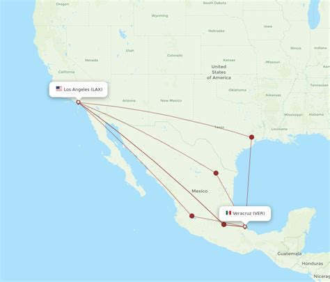 flights from lax to veracruz mexico