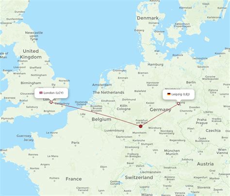 flights from london to leipzig germany