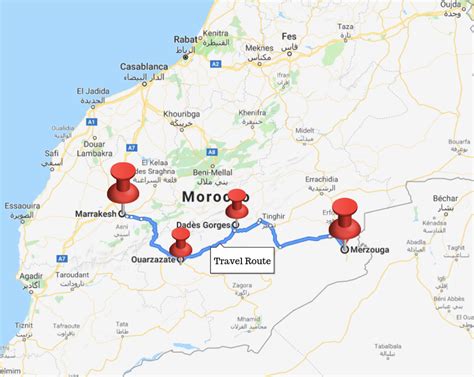 flights from marrakech to merzouga