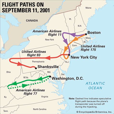 flights involved in 9/11