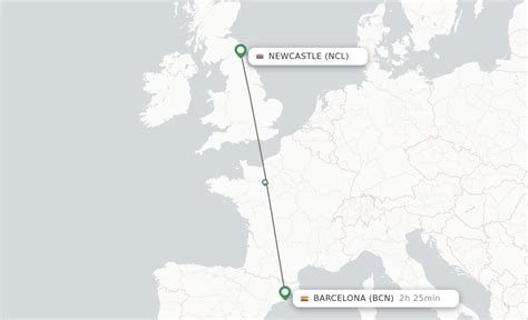 flights to barcelona from newcastle cheap