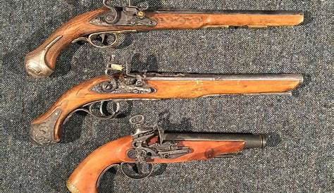 Flintlock Guns For Sale Uk English Pistol Number 3361T, Lot Number