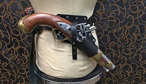 Flintlock Pistol leather Holster. Propcorn Store