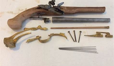 Flintlock Pistol Kit Uk HFC Pirate Gas (18th Century Gold