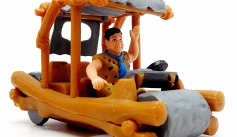 Flintstones Car Toy The Tooned Hot Wheels HW City Flintmobile