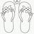 flip flop coloring pages free printable