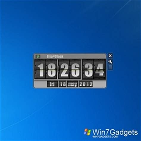Flip Clock Gadget For Windows 7