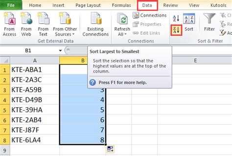 Flip Data In Excel Upside Down
