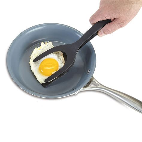 Flip the egg over with a spatula